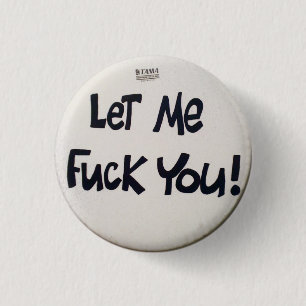 Let me 3 cm round badge