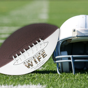 Let me ask my wife funny personalised american football