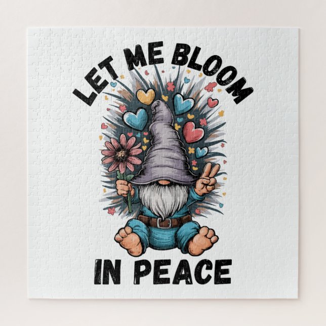 Let Me Bloom In Peace Jigsaw Puzzle (Vertical)