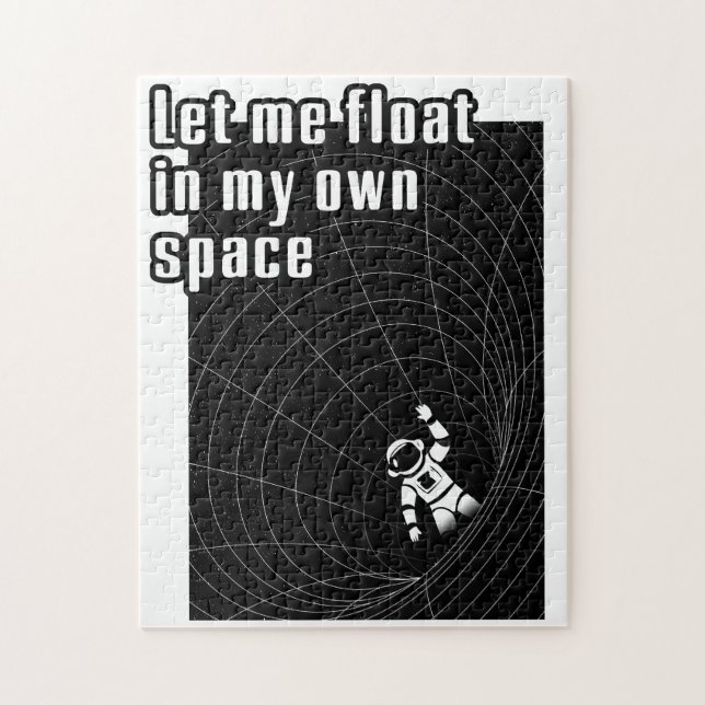 Let me float in my own space jigsaw puzzle (Vertical)