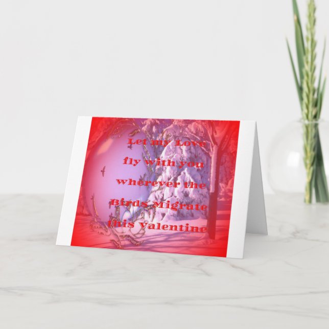 Let me fly with you to valentine.png holiday card (Front)