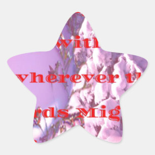 Let me fly with you to valentine.png star sticker