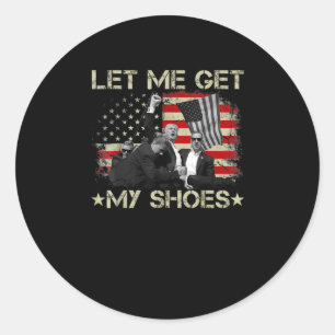 Let Me Get My Scute Ss Cute Sss Funny Quote Saying Classic Round Sticker