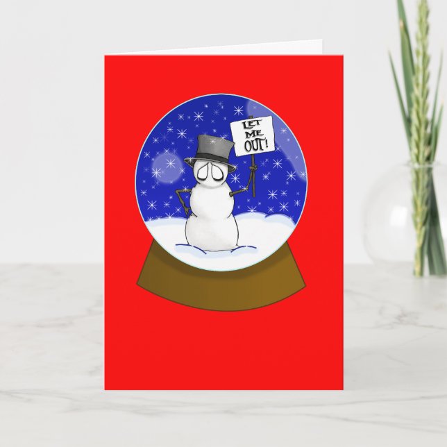 Let Me Out Holiday Card (Front)