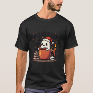 Let Me Read In Peace Ghost Coffee T-Shirt
