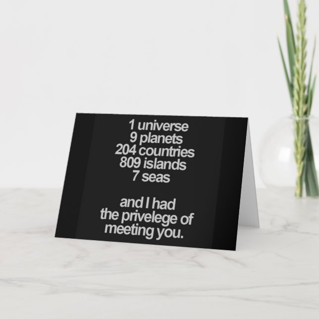 *LET ME SHOW YOU EVERY DAY* LOVE YOU SO MUCH CARD (Front)