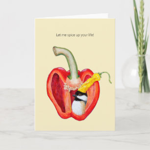 Let me spice up your life card