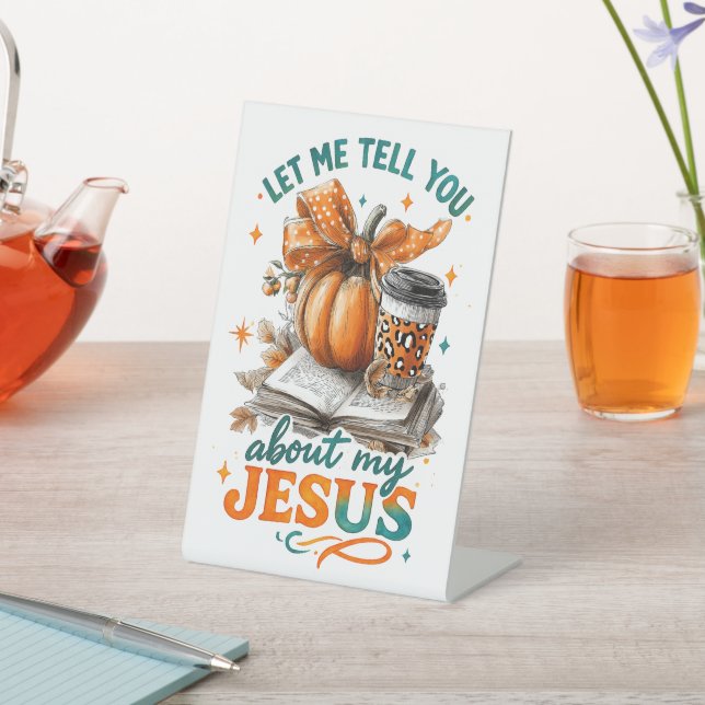 Let Me Tell You....  Pedestal Sign (In SItu)