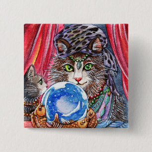 Let Me Tell Your Fortune 15 Cm Square Badge