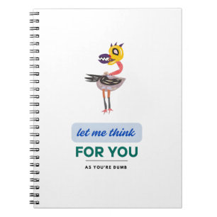 Let me think  notebook