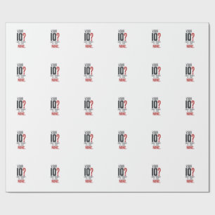 LET ME THINK WRAPPING PAPER