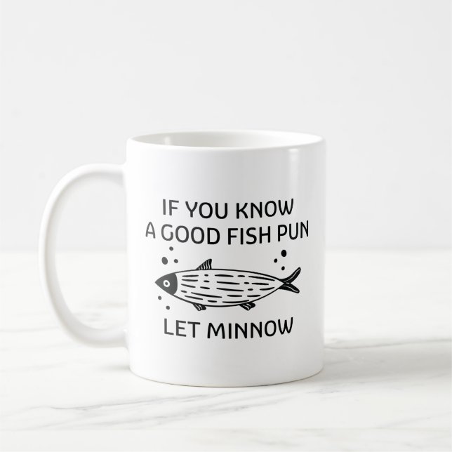 Let Minnow Coffee Mug (Left)
