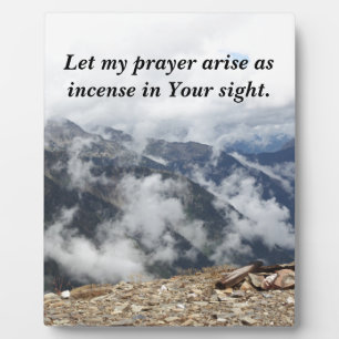 Let My Prayer Arise as Incense Plaque