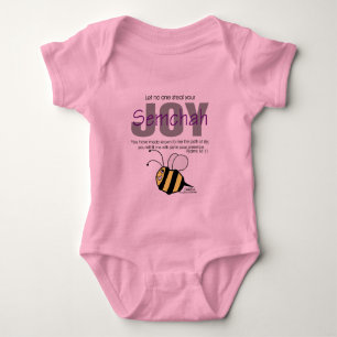 Let No One Steal Your Semchah! Baby Bodysuit