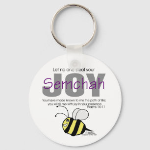 Let  No One Steal Your Semchah Key Ring