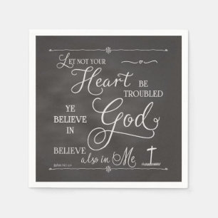 Let Not Your Heart Be Troubled Napkin