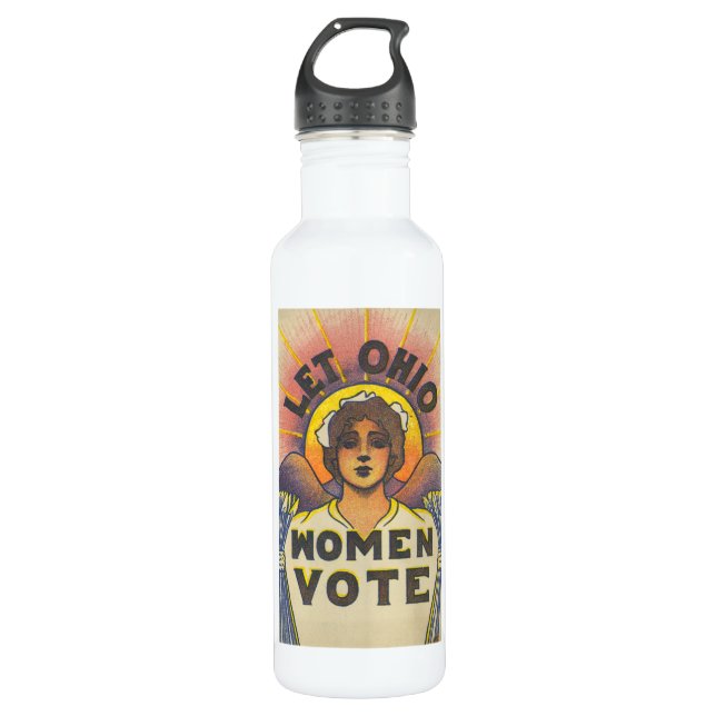 Let Ohio Women Vote 710 Ml Water Bottle (Front)