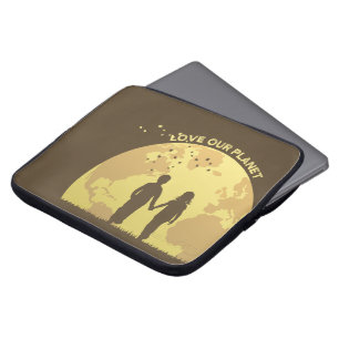 Let Peace Begin with Us Laptop Sleeve Bag 15"