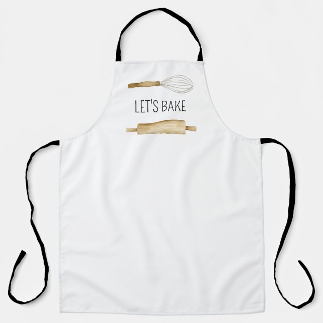Let’s Bake Apron For Home Cooks and Bakers (Front)