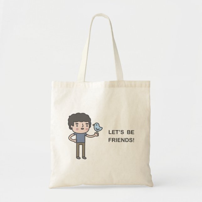 Let’s Be Friends! Tote Bag (Front)