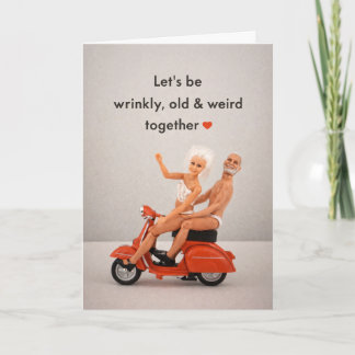 Let’s Be Wrinkly, Old & Weird Together Holiday Card