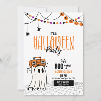 Let’s Boo-gie Halloween Party Invitation