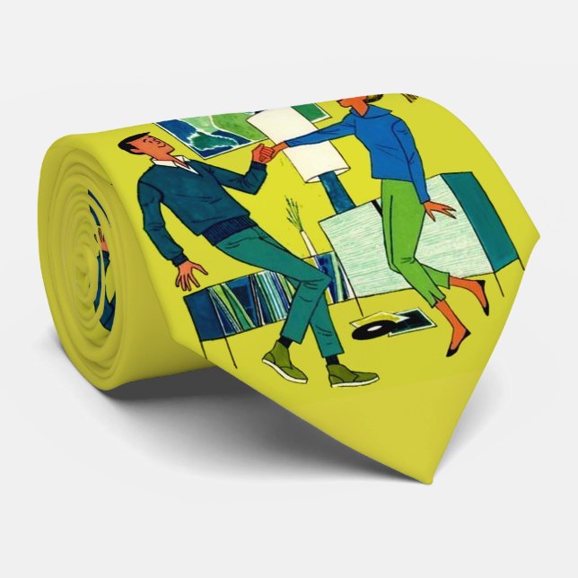 Let’s Dance print  Tie (Rolled)