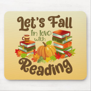 Let’s Fall in Love With Reading Mouse Mat