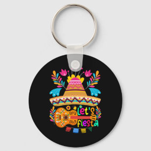 Let’s Fiesta Cinco De Mayo Shirt Mexican Fiesta 5 Key Ring