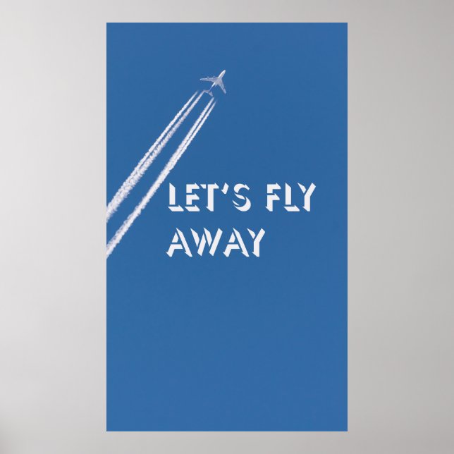 Let’s fly away poster (Front)