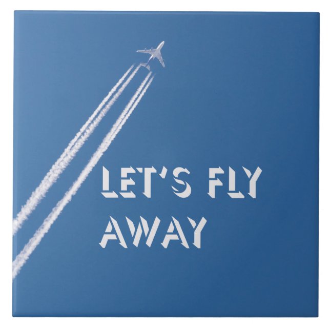 Let’s fly away tile (Front)
