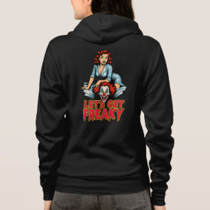 Let’s Get Freaky – Retro Pin-Up & Creepy Clown Hoodie