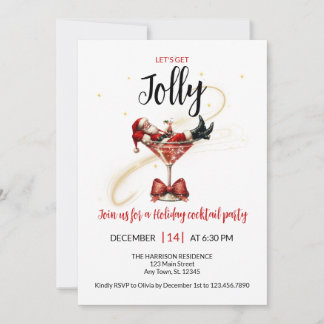 Let’s Get Jolly Holiday Party Invitation