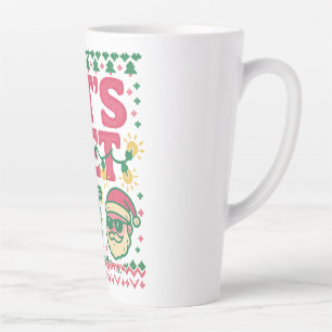 Let’s Get Lit Christmas Shirt • Funny Ugly Sweater Latte Mug