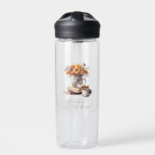Let’s Get Lost – Books, Coffee & Rain Rustic Water Bottle