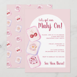Let’s Get Our Mahj On Galentine’s Day Invitation
