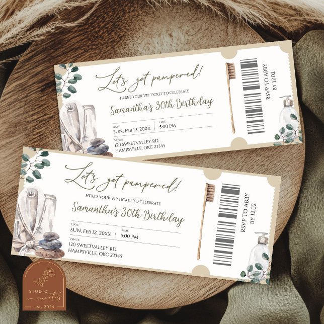 Let’s Get Pampered Spa Party Ticket (Creator Uploaded)