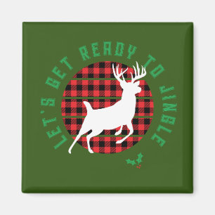 “Let’s Get Ready to Jingle” Christmas Magnet