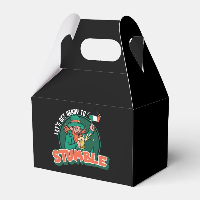 Let s Get Ready to Stumble Funny Favour Box (Front Side)