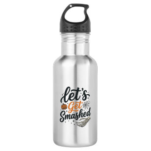 Let’s Get Smashed Halloween Pumpkin 532 Ml Water Bottle