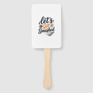 Let’s Get Smashed Halloween Pumpkin Hand Fan