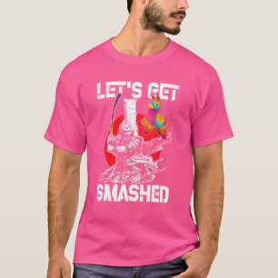 Let´s Get Smashed Samurai Alpaca Pinata T-Shirt
