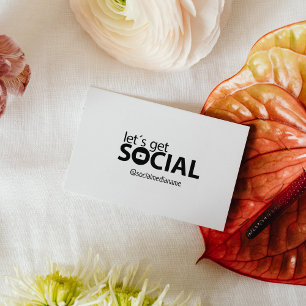 Let´s get social on You Tube Rubber Stamp