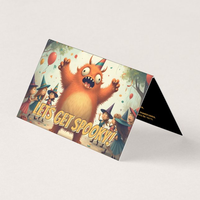 Let’s Get Spooky – Cute Monster Party Fun (Front)