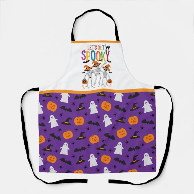 Let’s Get Spooky Halloween Apron (Front)