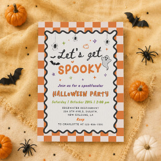 Let’s Get Spooky Halloween Party Invitation