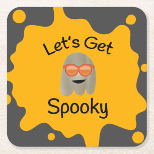Let’s Get Spooky Paper Coaster