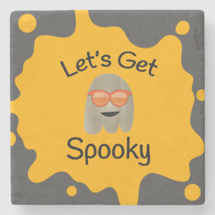 Let’s Get Spooky Stone Coaster