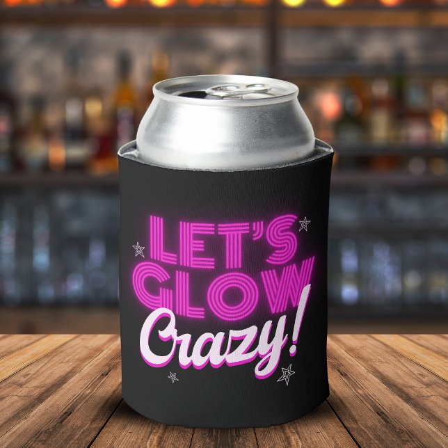Let’s Glow Crazy Retro 80s – Pink Glow Party Can Cooler (Creator Uploaded)