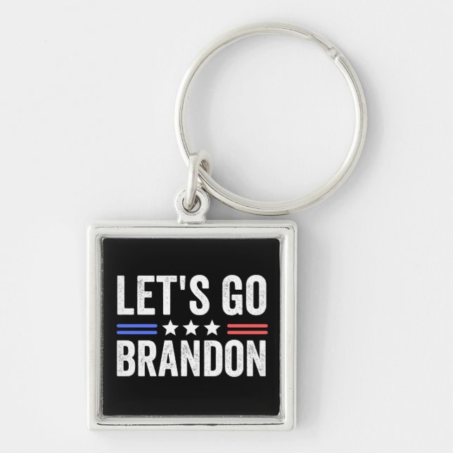 LET’S GO BRANDON Cardinal Key Ring (Front)